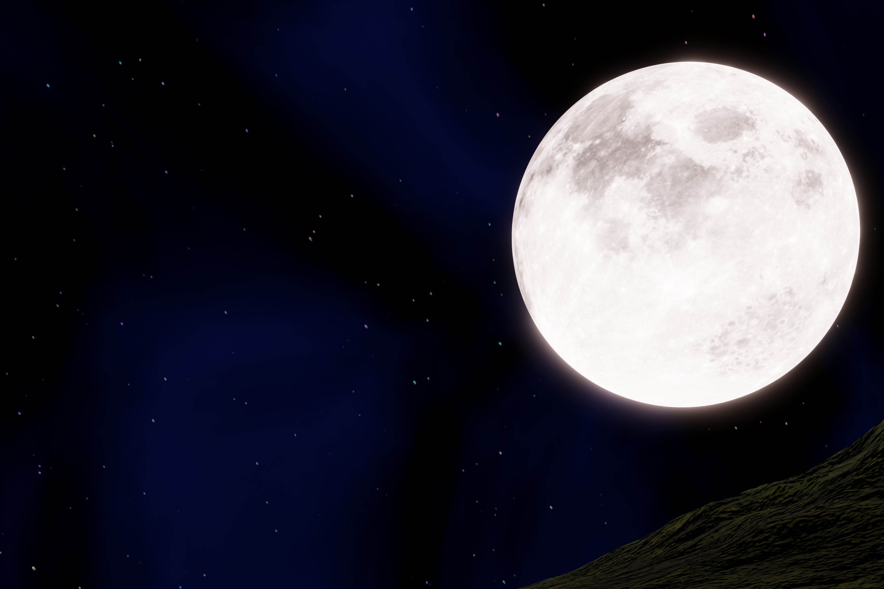 Julys Full Moon: The Buck Supermoon